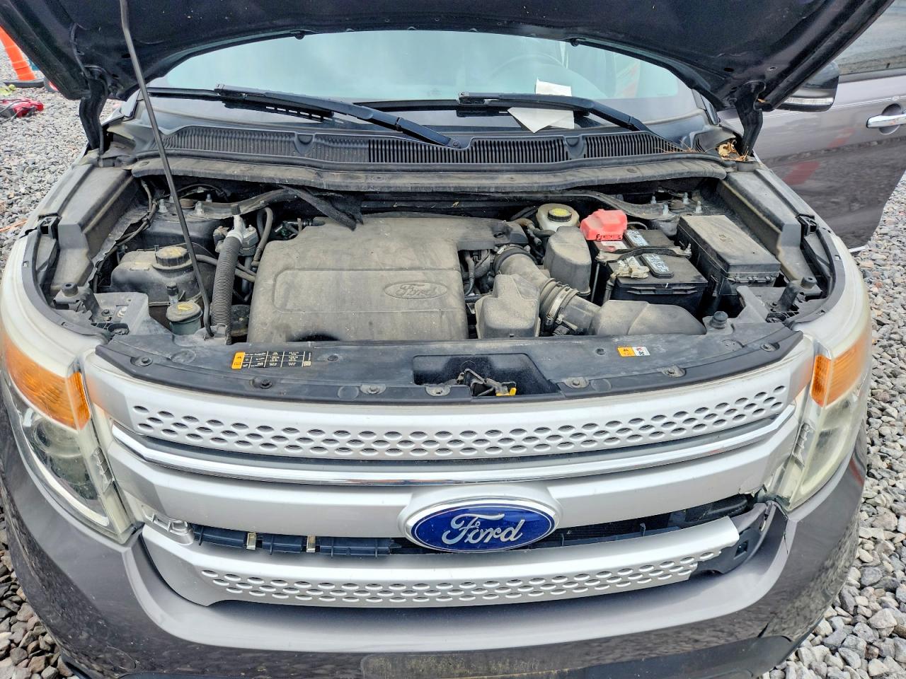 2013 Ford Explorer Xlt Gray vin: 1FM5K8D84DGB56923