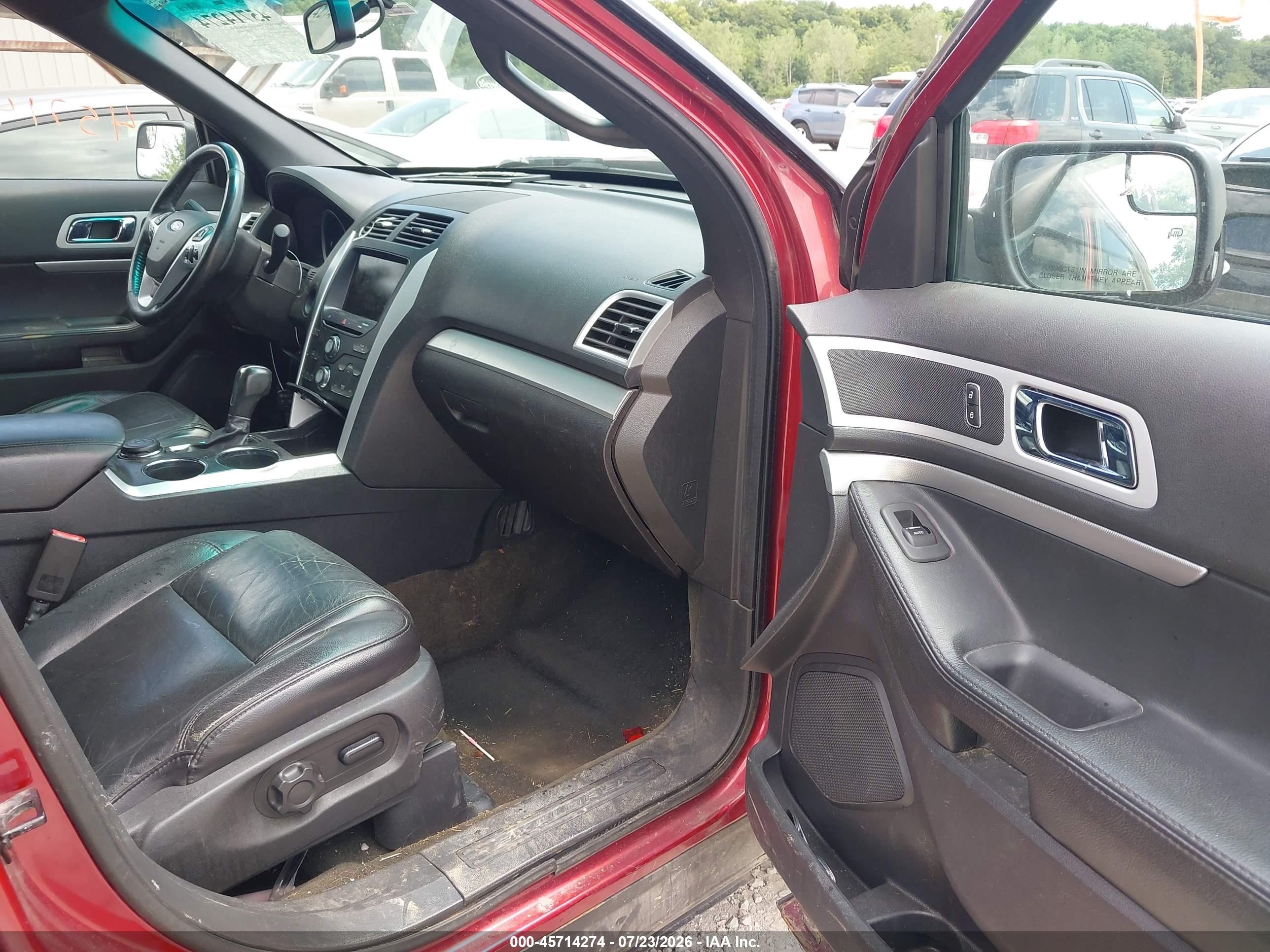 2013 Ford Explorer Xlt Maroon vin: 1FM5K8D84DGB57196