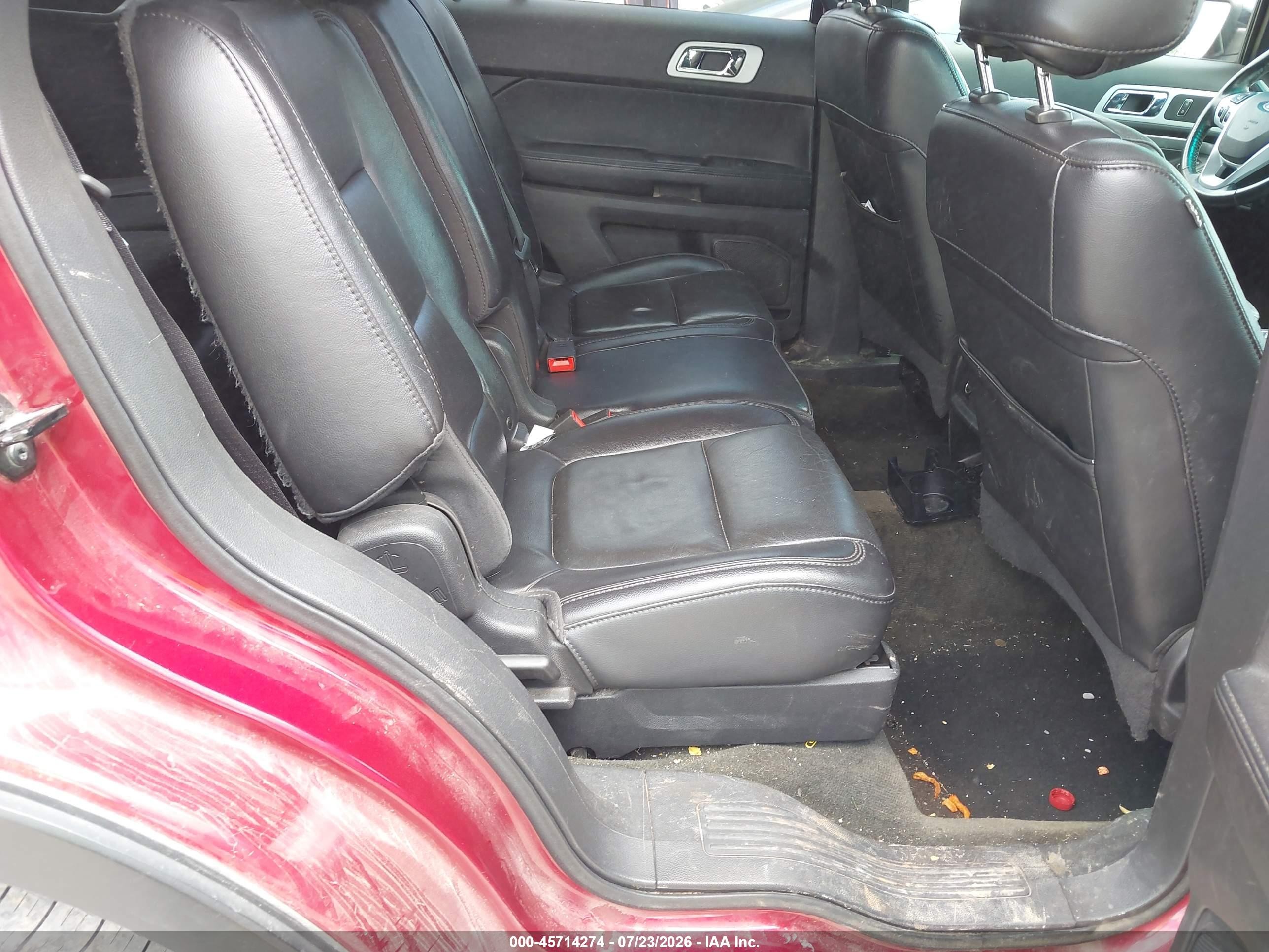 2013 Ford Explorer Xlt Maroon vin: 1FM5K8D84DGB57196