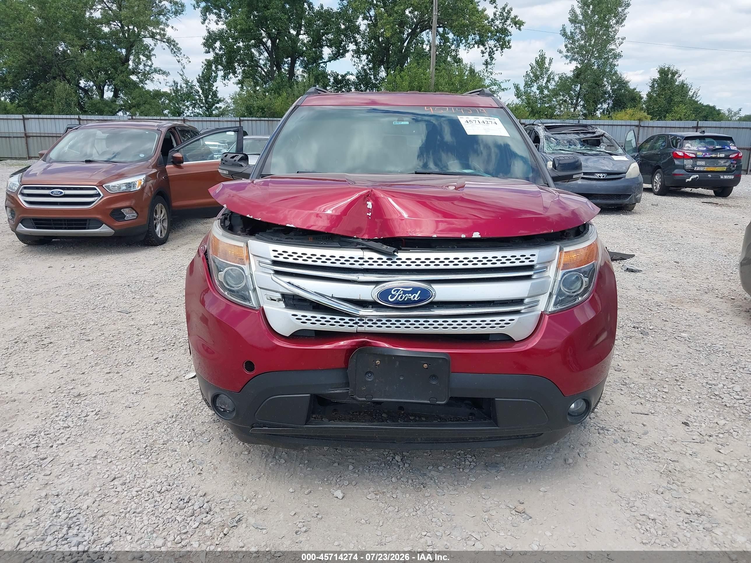 2013 Ford Explorer Xlt Maroon vin: 1FM5K8D84DGB57196