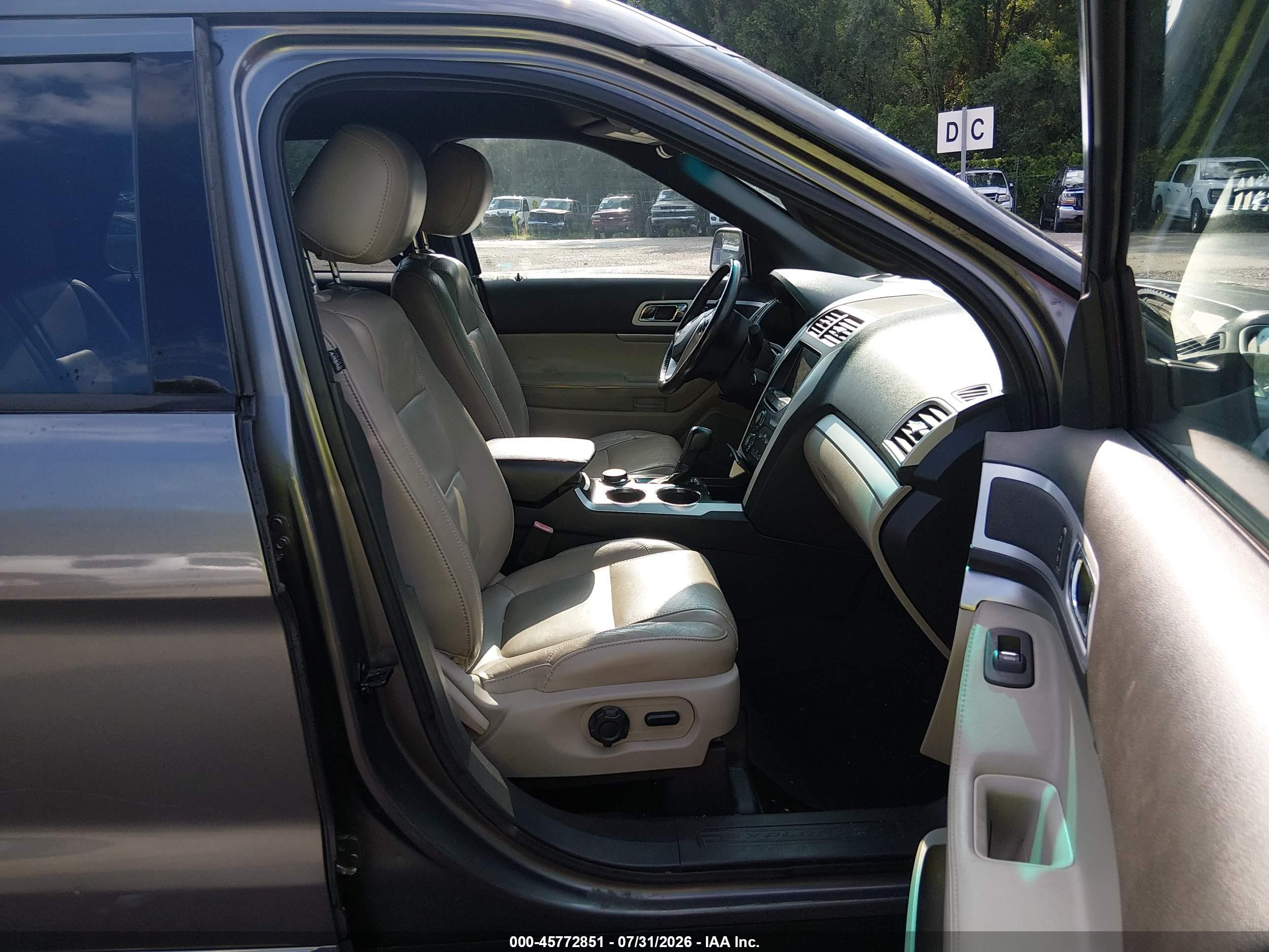 2013 Ford Explorer Xlt Gray vin: 1FM5K8D84DGB58431