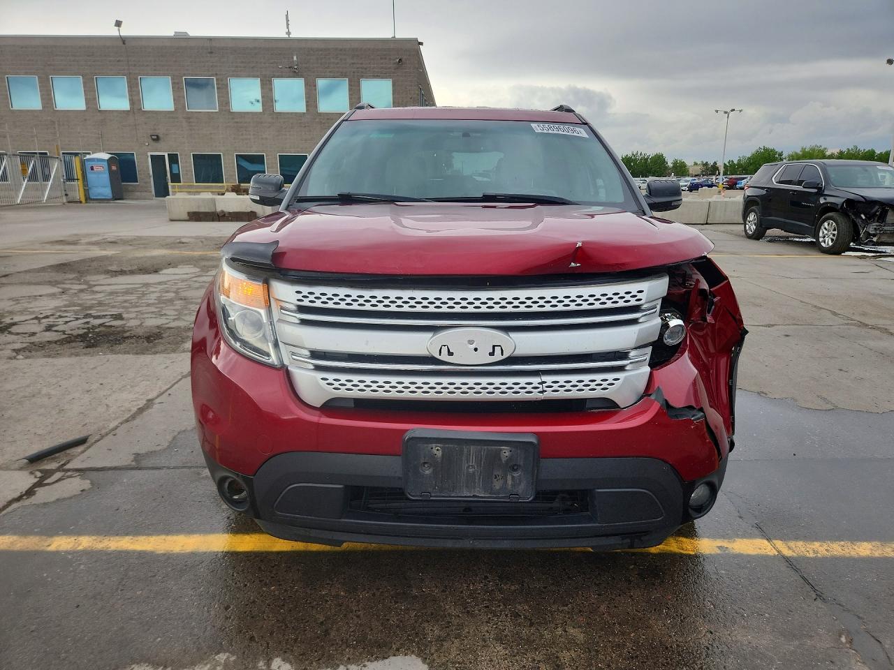 2013 Ford Explorer Xlt Red vin: 1FM5K8D84DGB62849