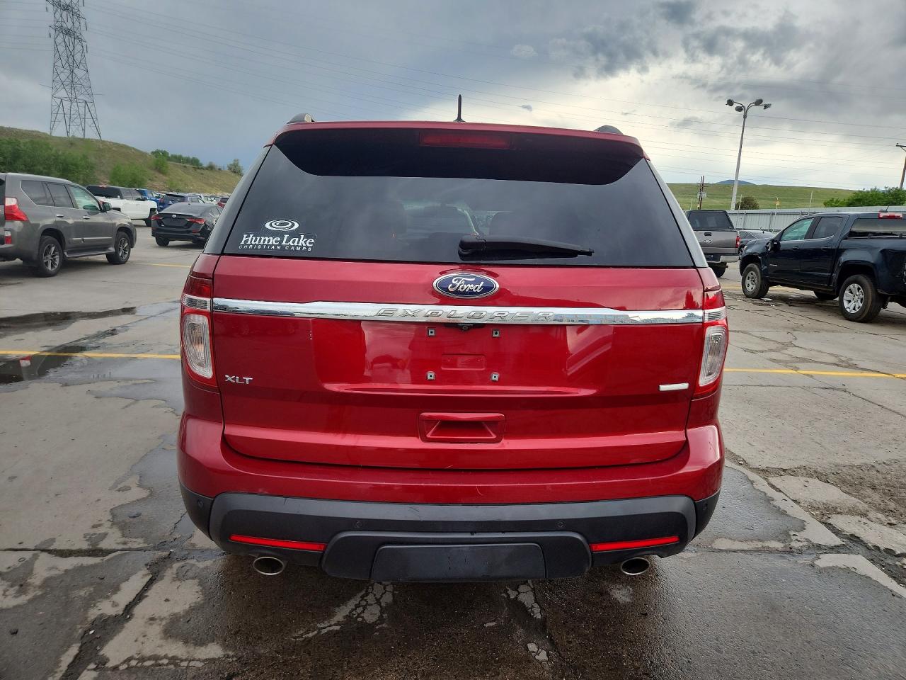 2013 Ford Explorer Xlt Red vin: 1FM5K8D84DGB62849