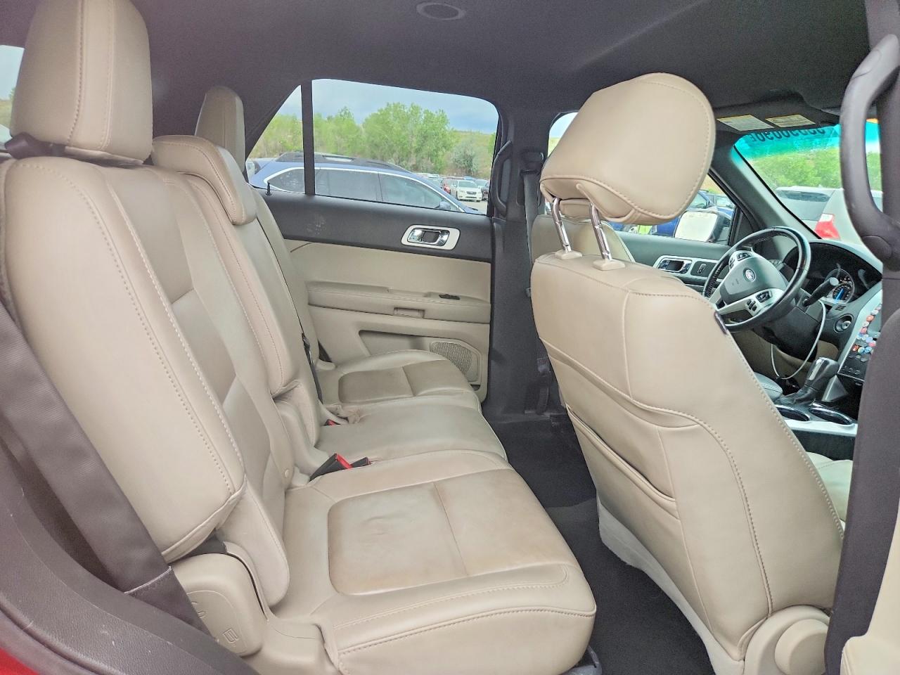 2013 Ford Explorer Xlt Red vin: 1FM5K8D84DGB62849