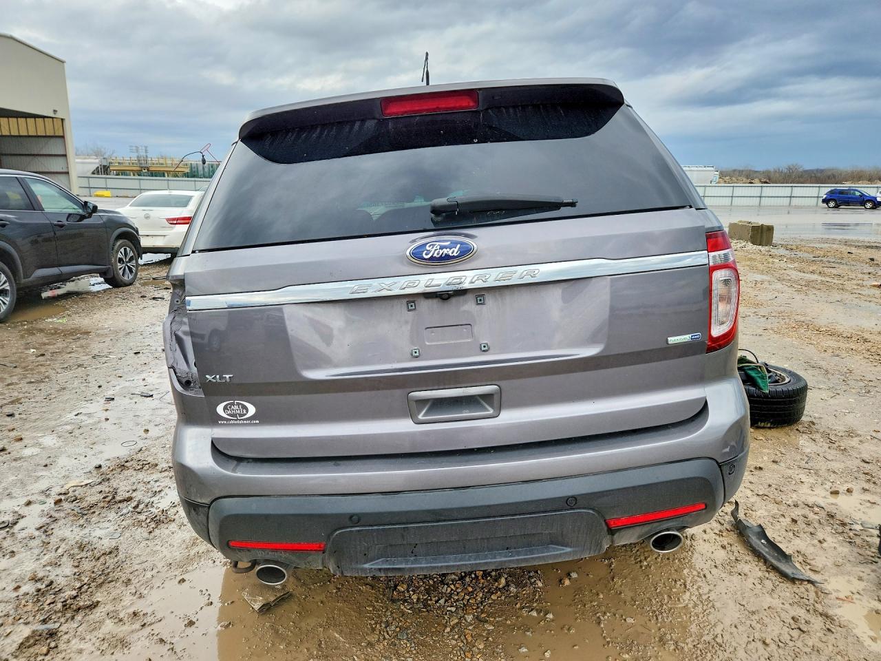 2013 Ford Explorer Xlt Silver vin: 1FM5K8D84DGB83586