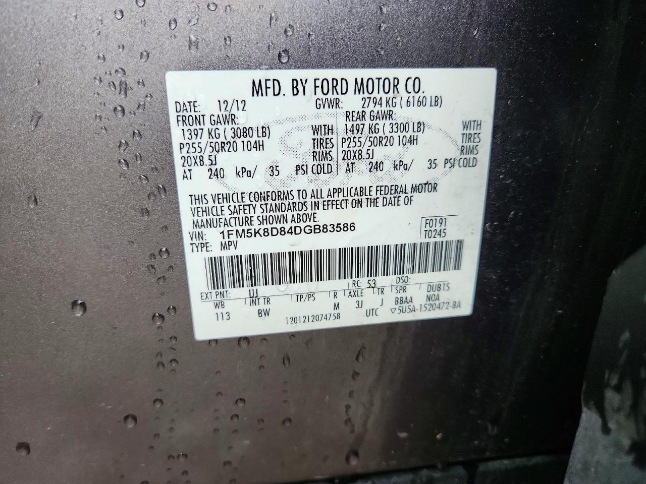 2013 Ford Explorer Xlt Silver vin: 1FM5K8D84DGB83586