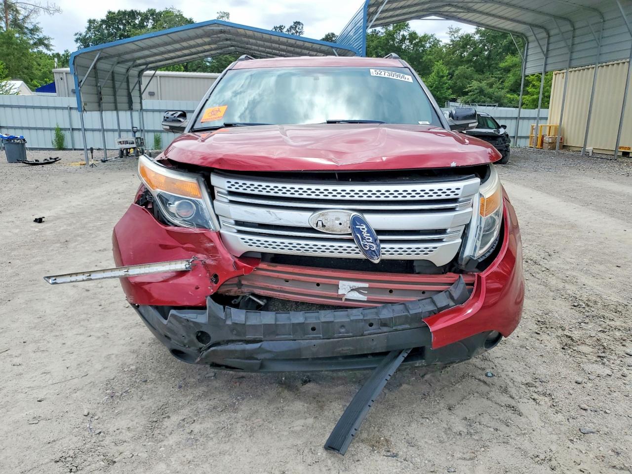 2013 Ford Explorer Xlt Red vin: 1FM5K8D84DGC05943