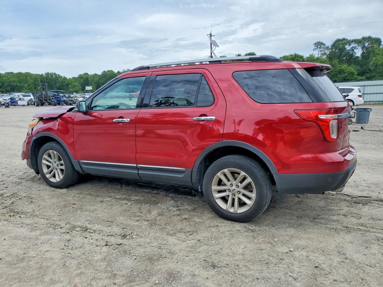 2013 Ford Explorer Xlt Red vin: 1FM5K8D84DGC05943