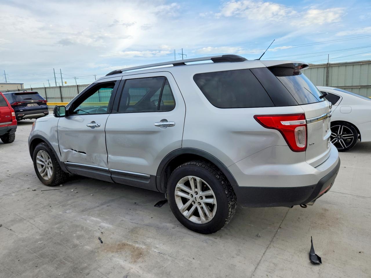 2013 Ford Explorer Xlt Silver vin: 1FM5K8D84DGC10690