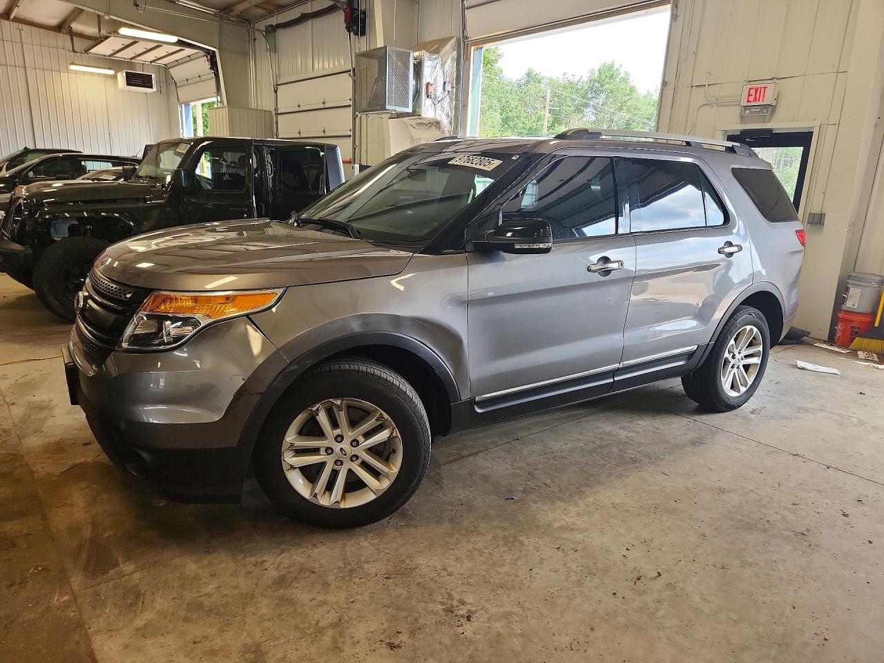 2013 Ford Explorer Xlt Gray vin: 1FM5K8D84DGC35122