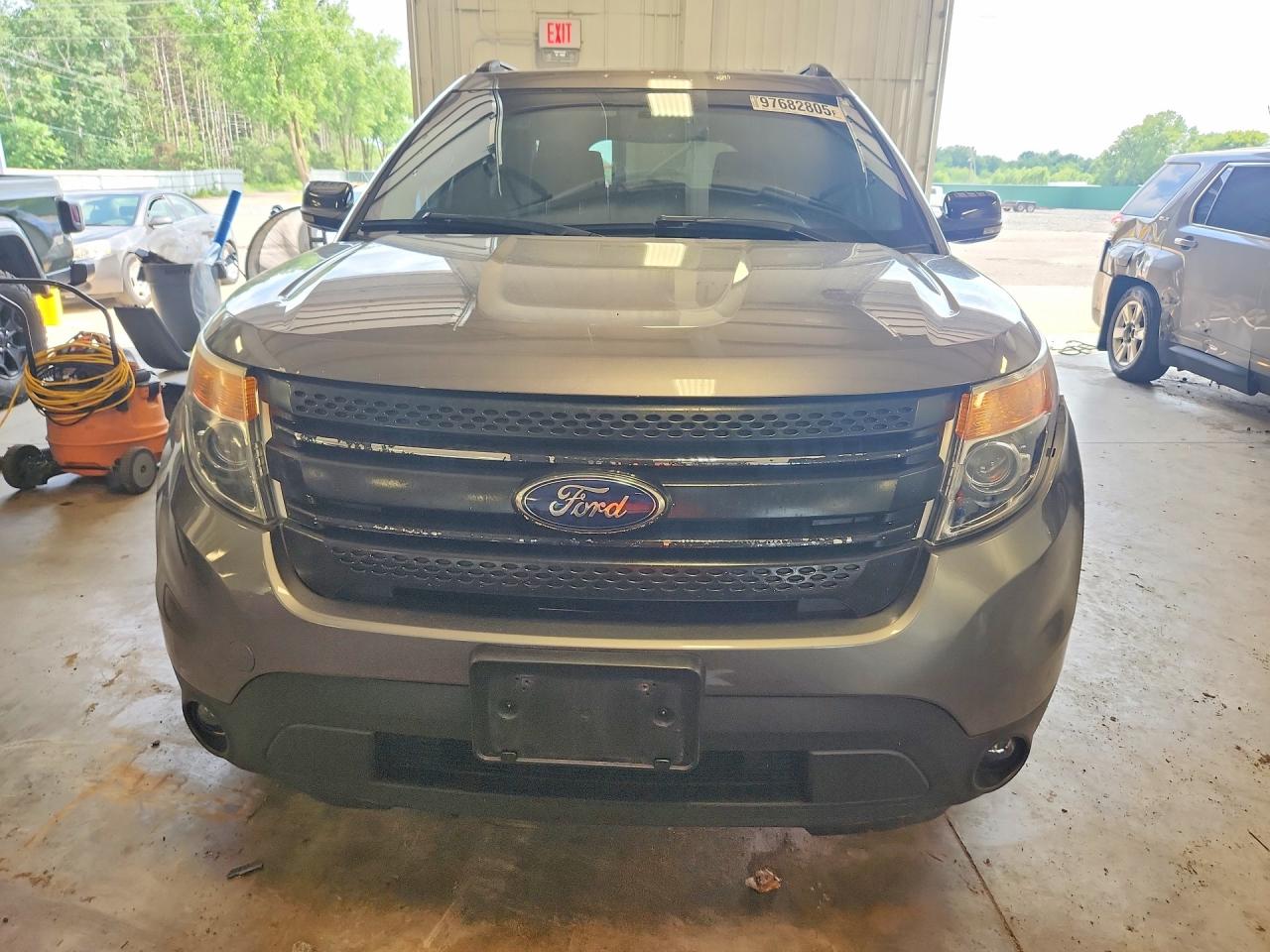 2013 Ford Explorer Xlt Gray vin: 1FM5K8D84DGC35122