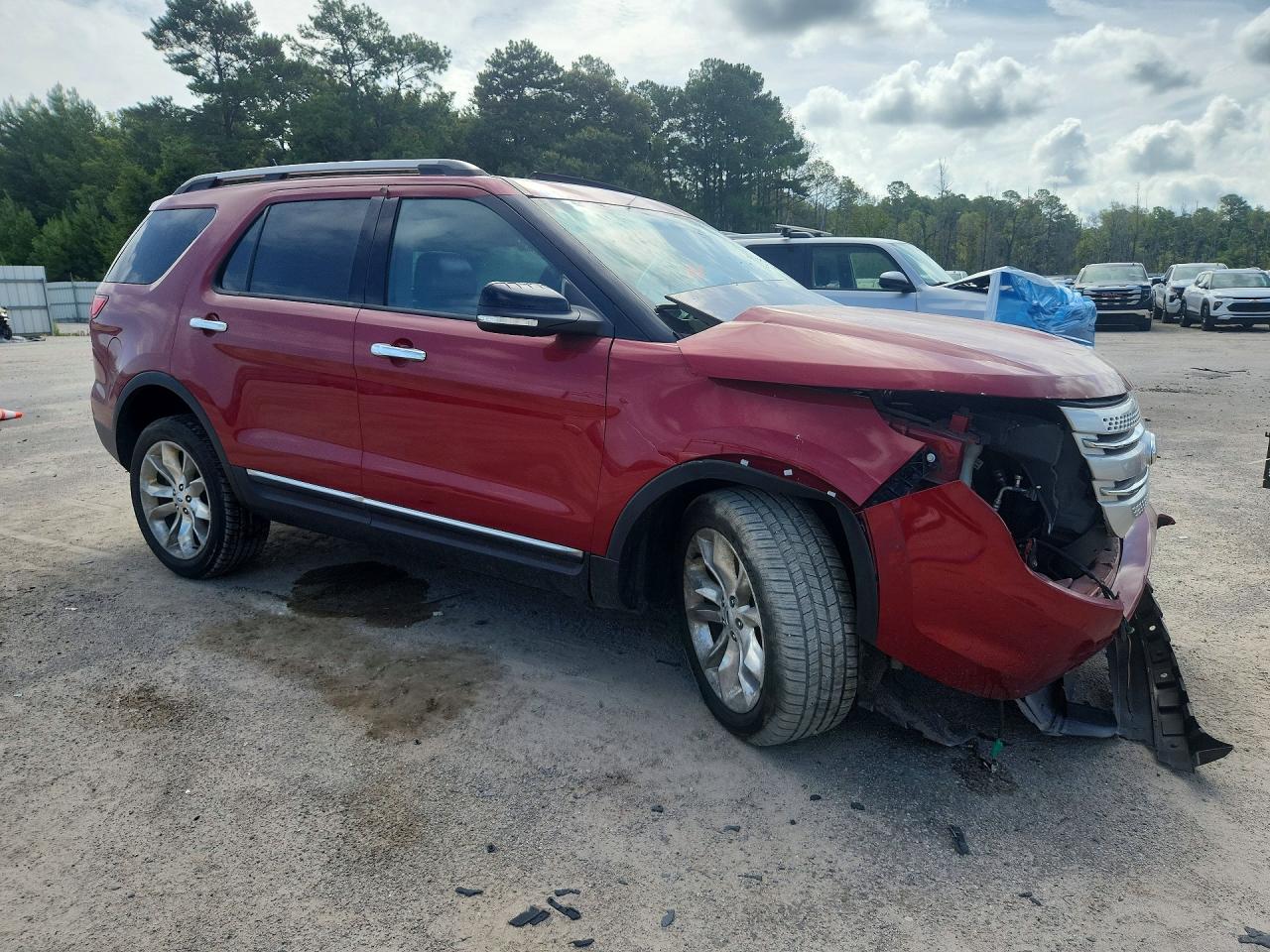 2013 Ford Explorer Xlt Бордовый vin: 1FM5K8D84DGC52390