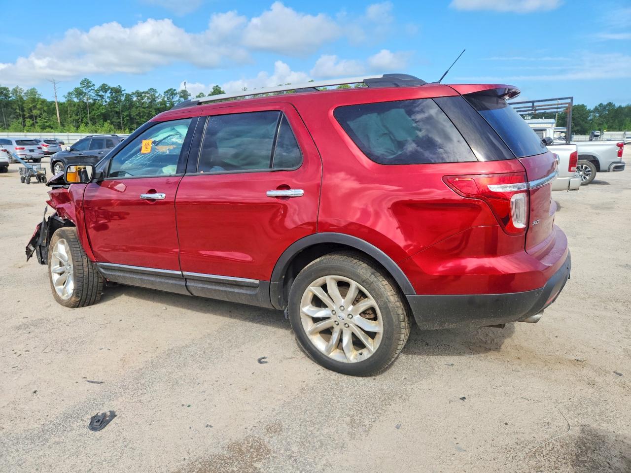 2013 Ford Explorer Xlt Бордовый vin: 1FM5K8D84DGC52390