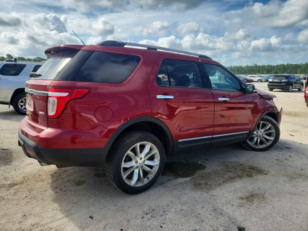 2013 Ford Explorer Xlt Бордовый vin: 1FM5K8D84DGC52390