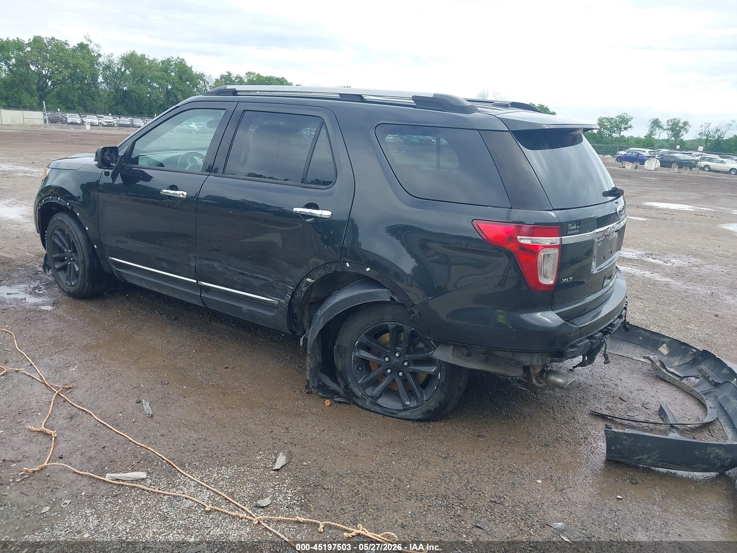 2013 Ford Explorer Xlt Black vin: 1FM5K8D84DGC53362