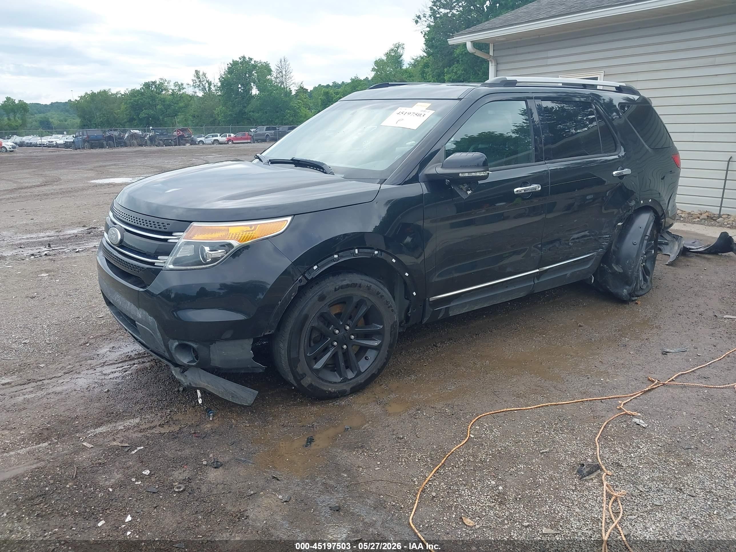 2013 Ford Explorer Xlt Black vin: 1FM5K8D84DGC53362