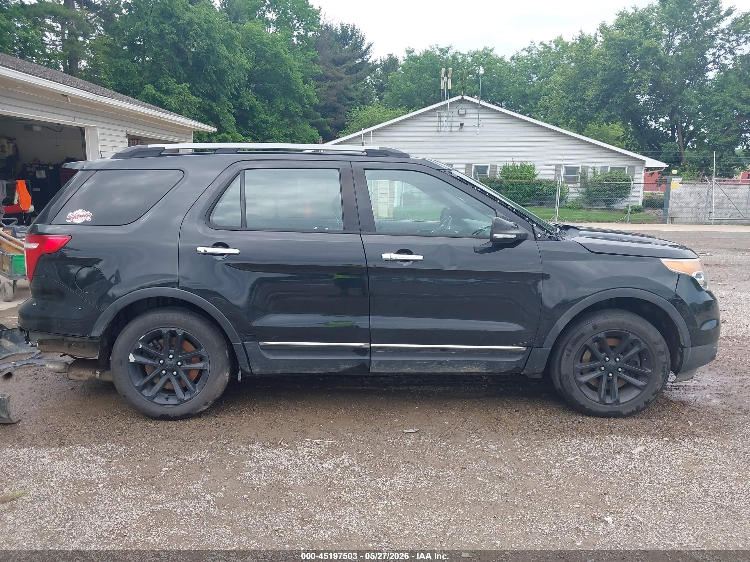 2013 Ford Explorer Xlt Black vin: 1FM5K8D84DGC53362