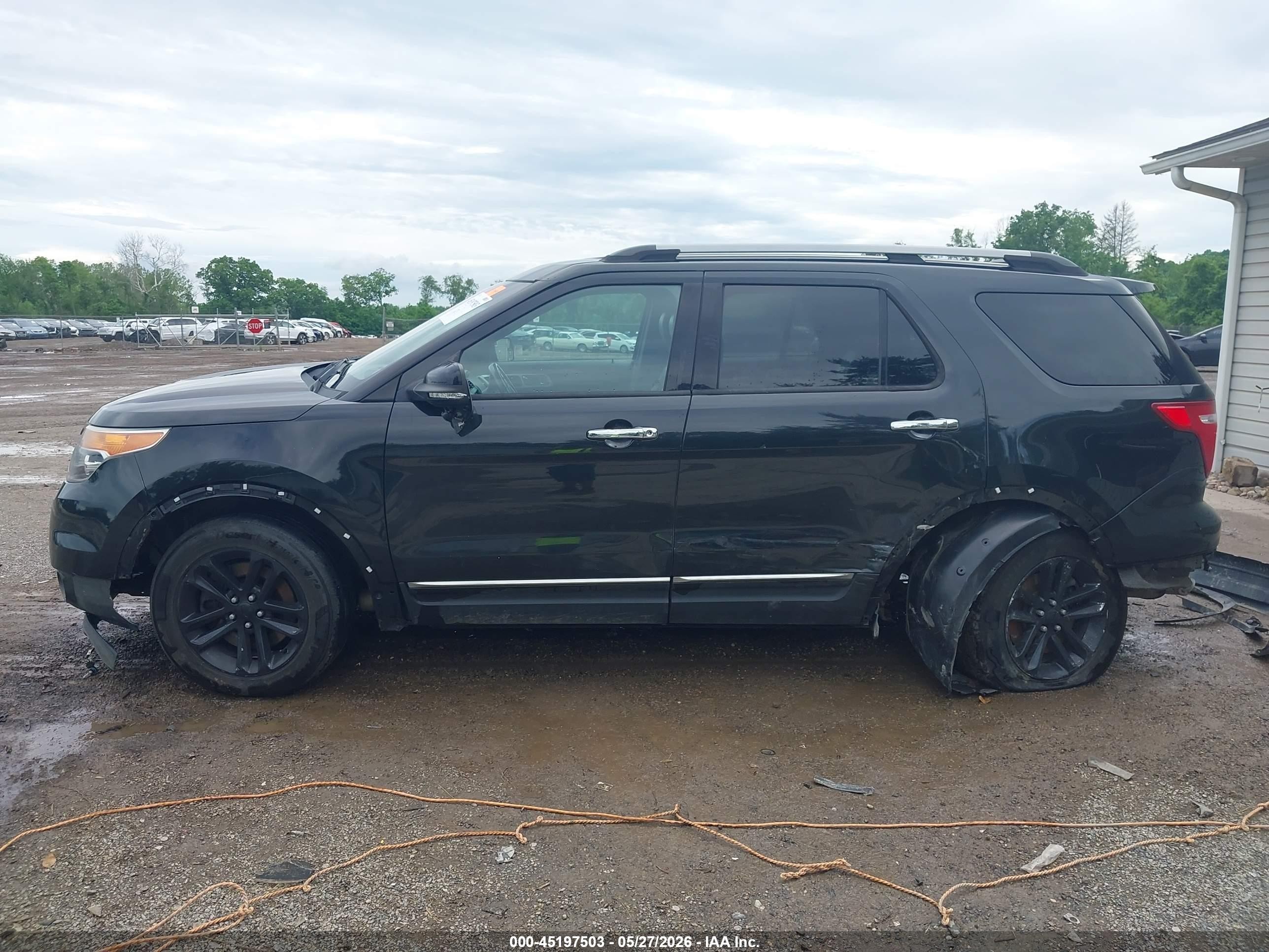 2013 Ford Explorer Xlt Black vin: 1FM5K8D84DGC53362