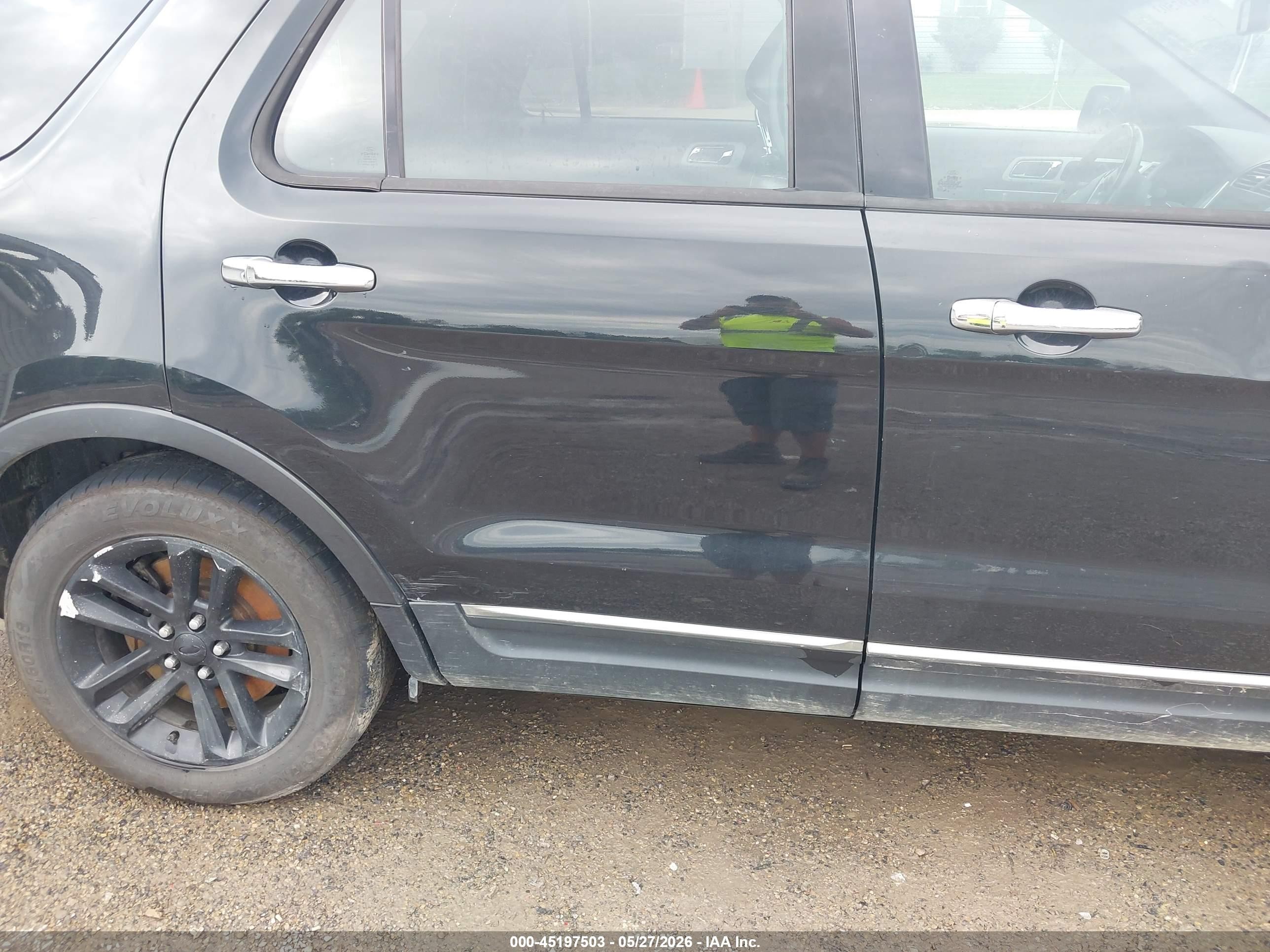 2013 Ford Explorer Xlt Black vin: 1FM5K8D84DGC53362