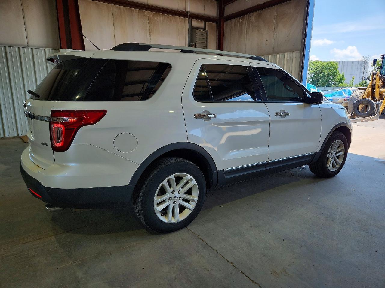 2013 Ford Explorer Xlt White vin: 1FM5K8D84DGC66824