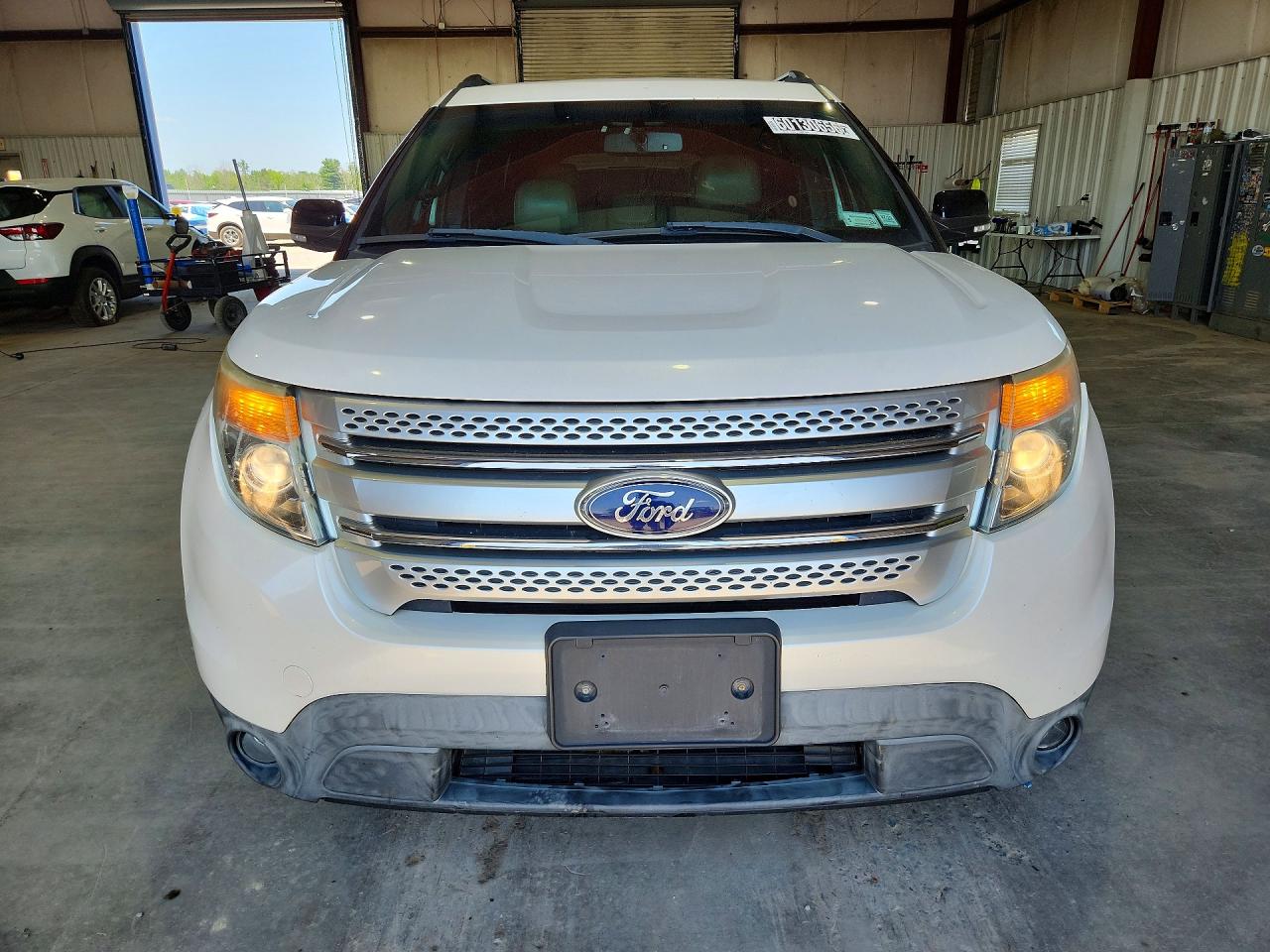 2013 Ford Explorer Xlt White vin: 1FM5K8D84DGC66824