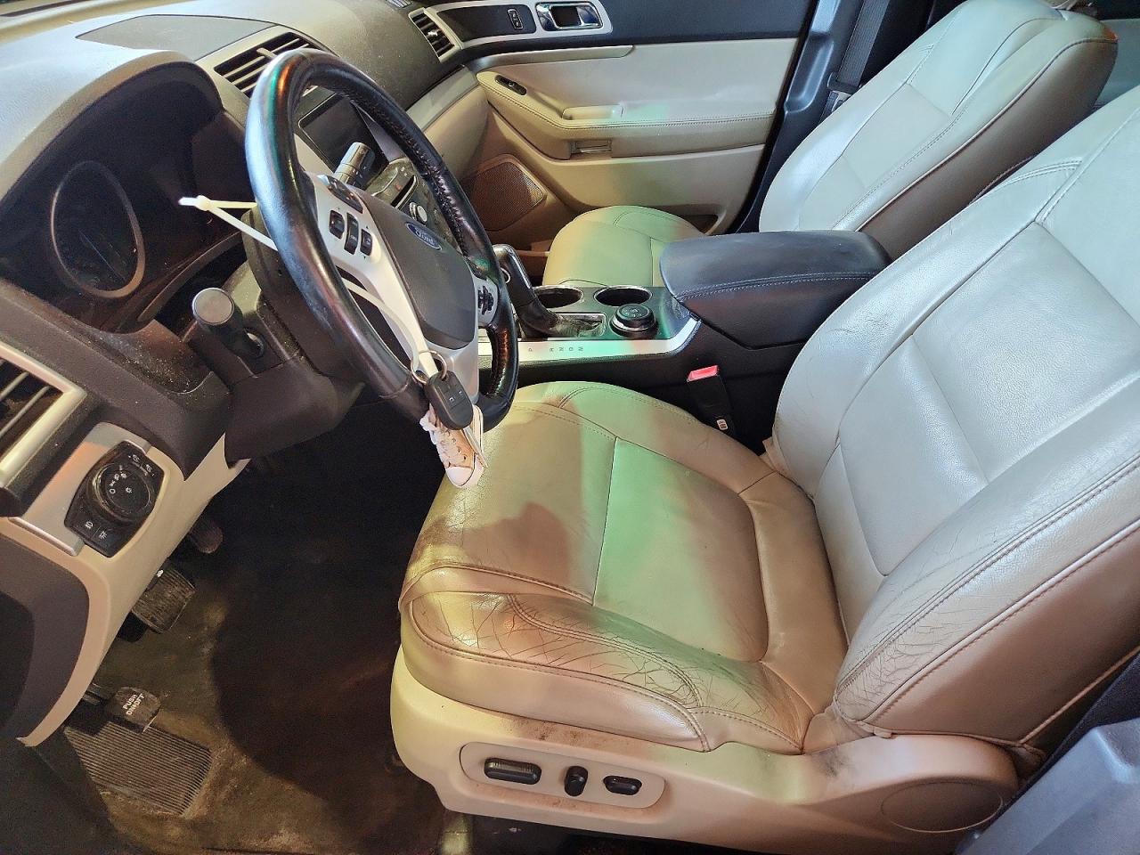 2013 Ford Explorer Xlt White vin: 1FM5K8D84DGC66824