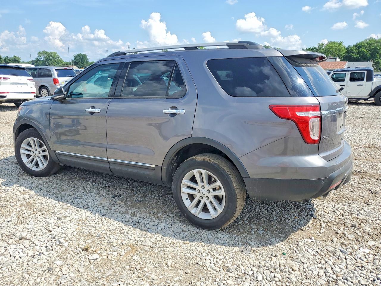 2013 Ford Explorer Xlt Gray vin: 1FM5K8D84DGC78858