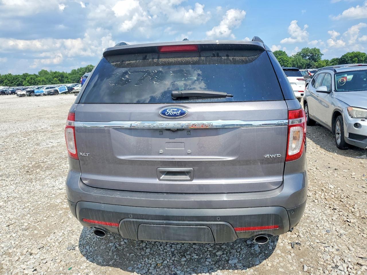 2013 Ford Explorer Xlt Gray vin: 1FM5K8D84DGC78858