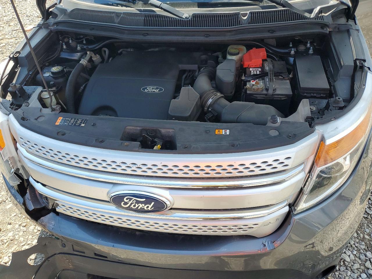 2013 Ford Explorer Xlt Gray vin: 1FM5K8D84DGC78858