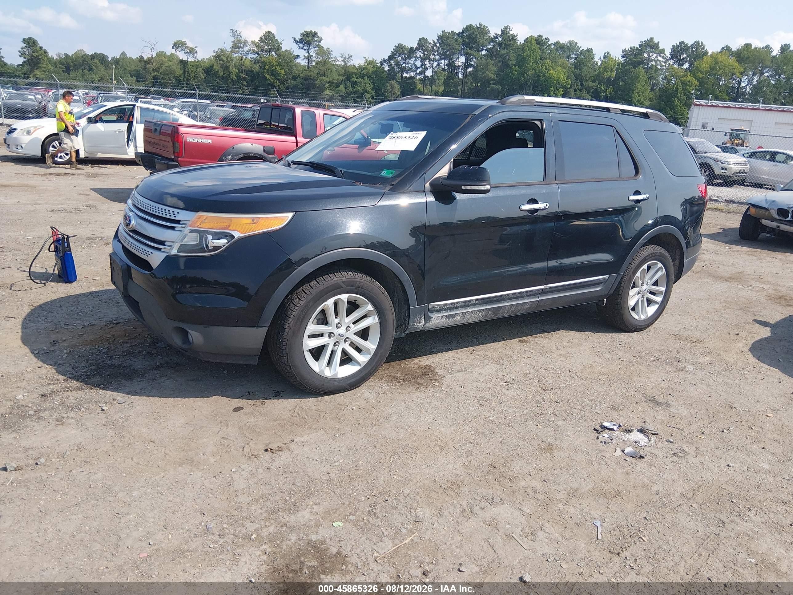 2013 Ford Explorer Xlt Black vin: 1FM5K8D84DGC83283