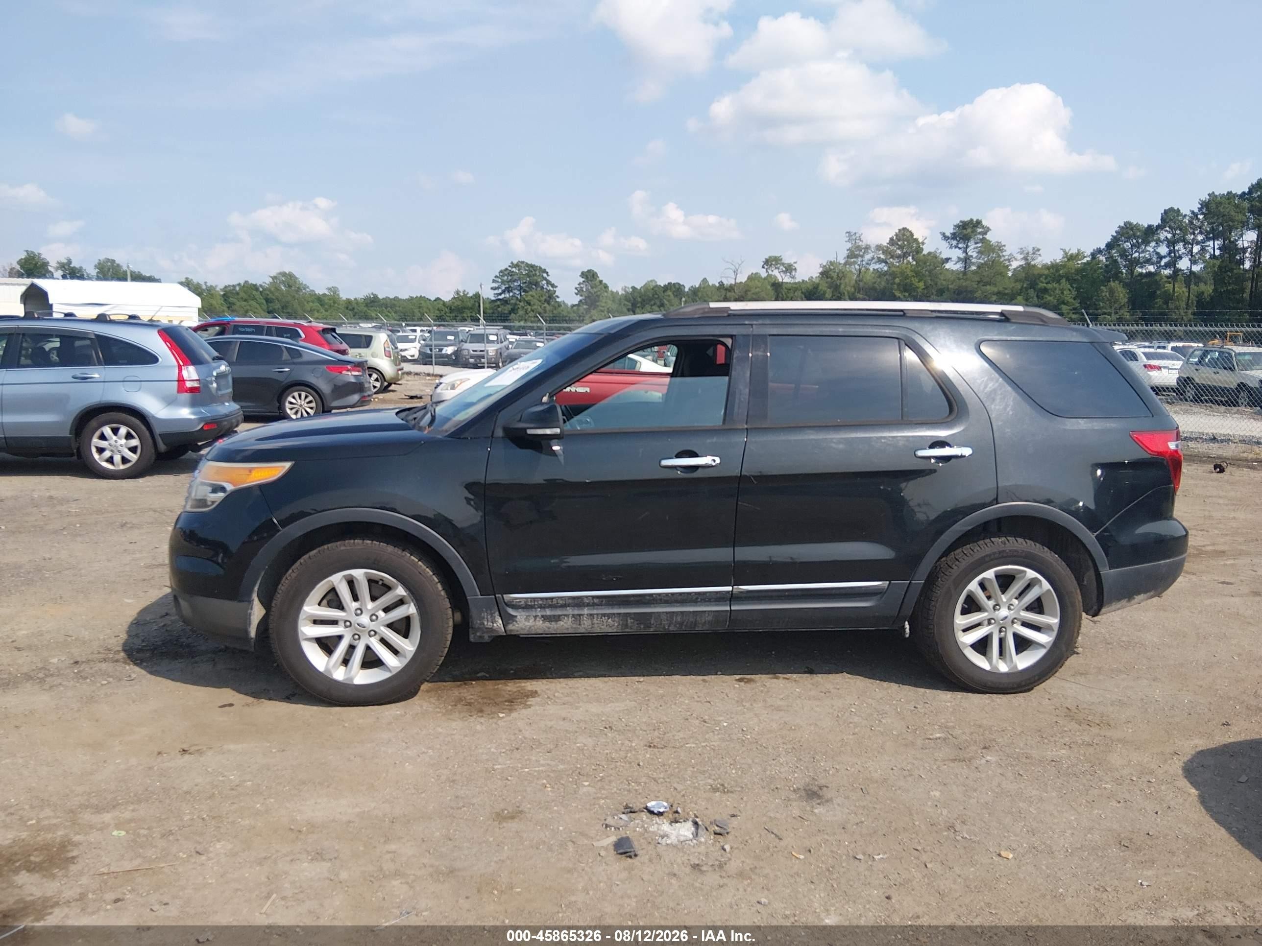 2013 Ford Explorer Xlt Black vin: 1FM5K8D84DGC83283
