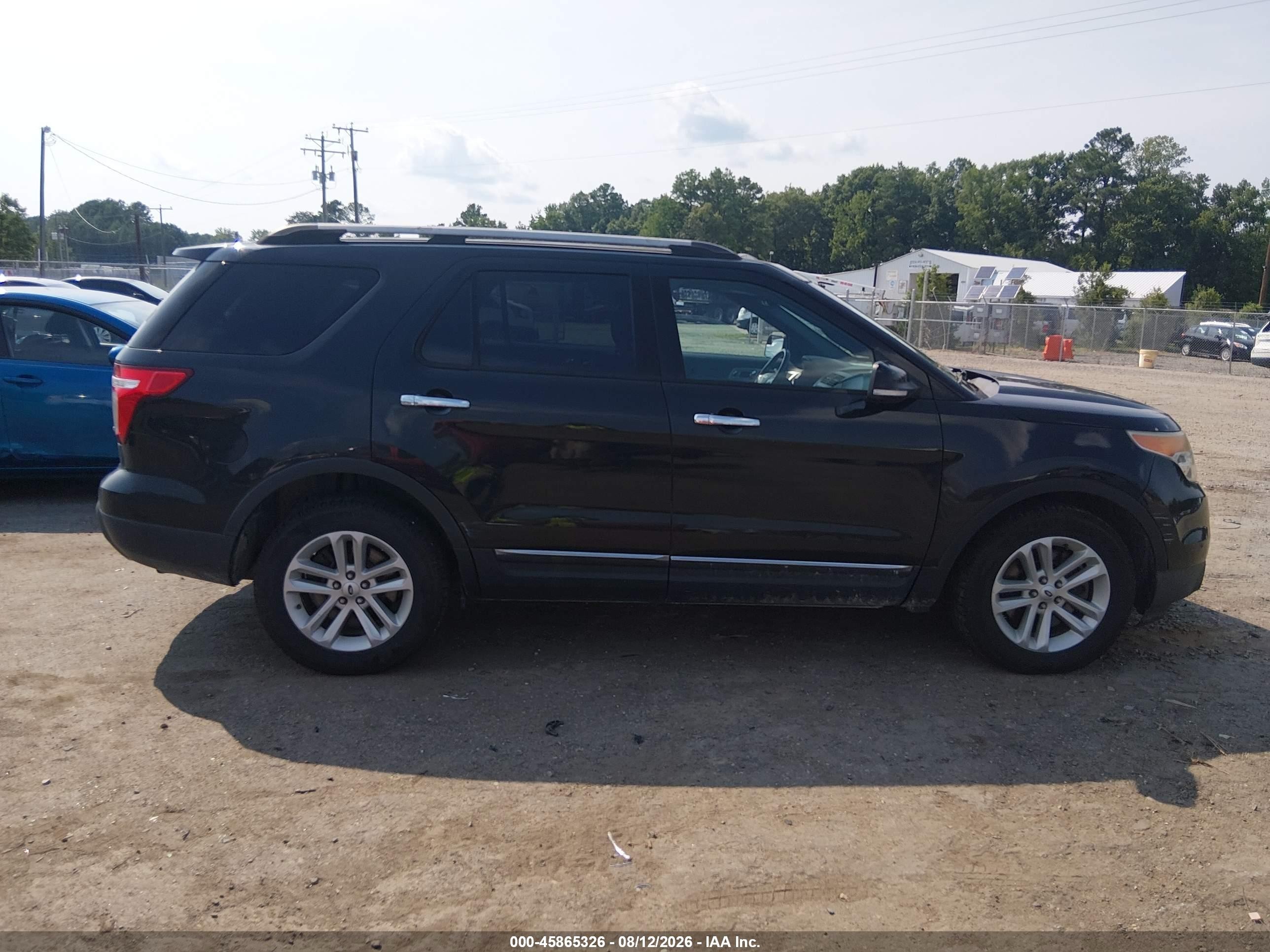 2013 Ford Explorer Xlt Black vin: 1FM5K8D84DGC83283