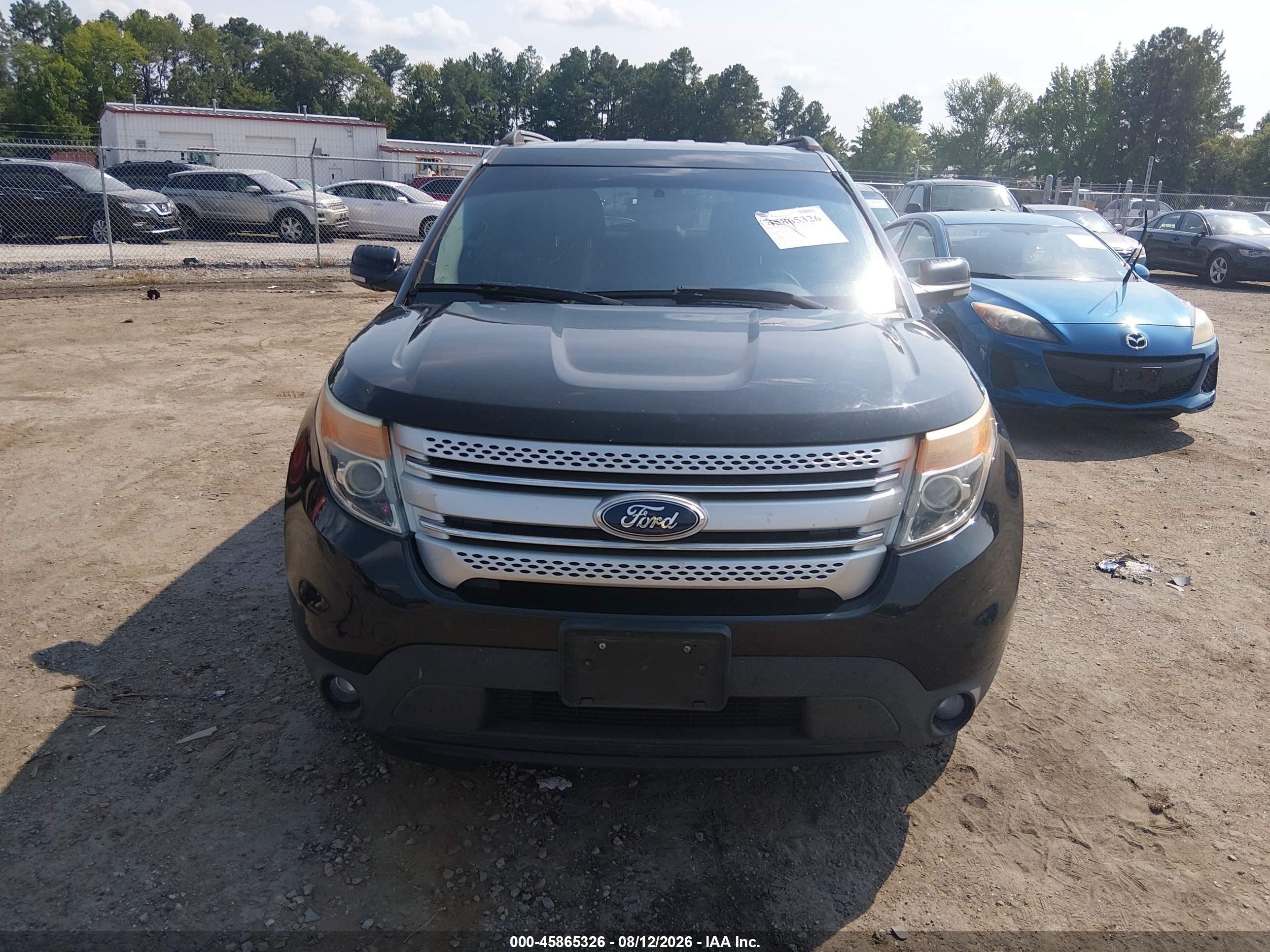 2013 Ford Explorer Xlt Black vin: 1FM5K8D84DGC83283
