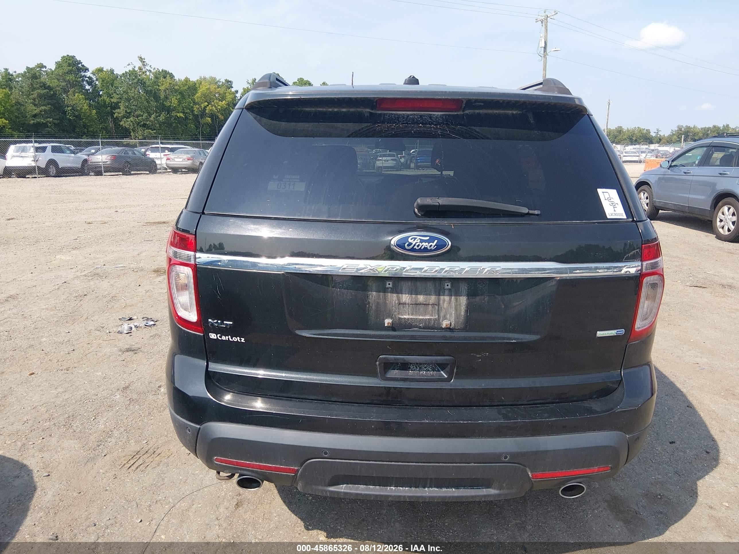 2013 Ford Explorer Xlt Black vin: 1FM5K8D84DGC83283