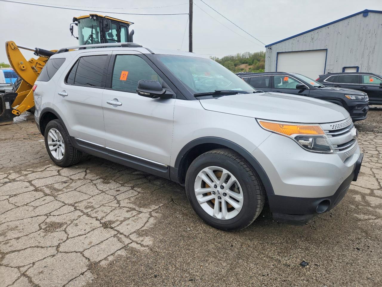 2013 Ford Explorer Xlt Silver vin: 1FM5K8D84DGC91318