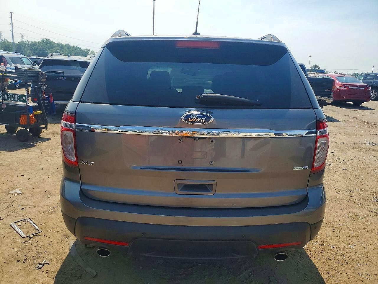 2014 Ford Explorer Xlt Gray vin: 1FM5K8D84EGC33808