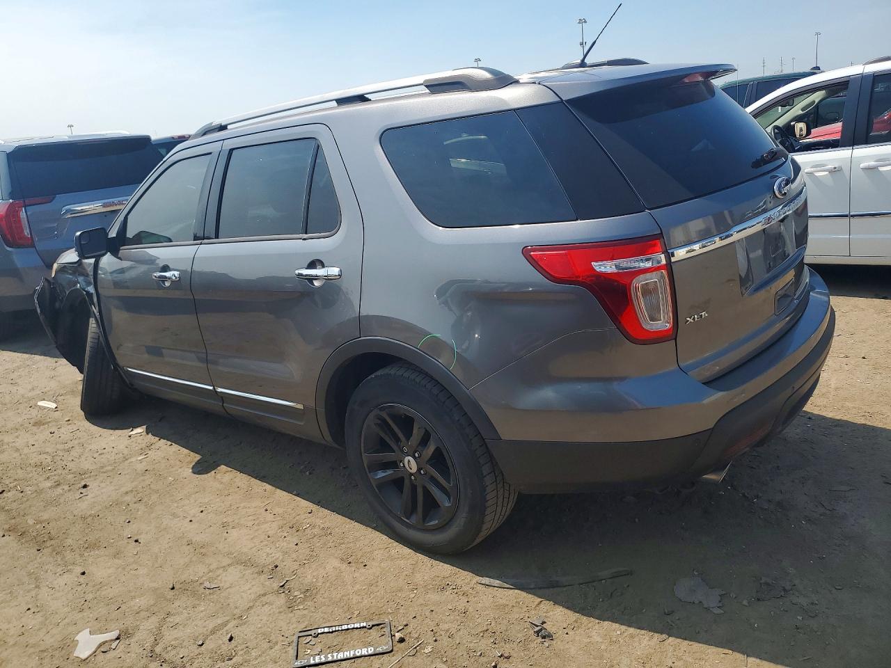 2014 Ford Explorer Xlt Gray vin: 1FM5K8D84EGC33808