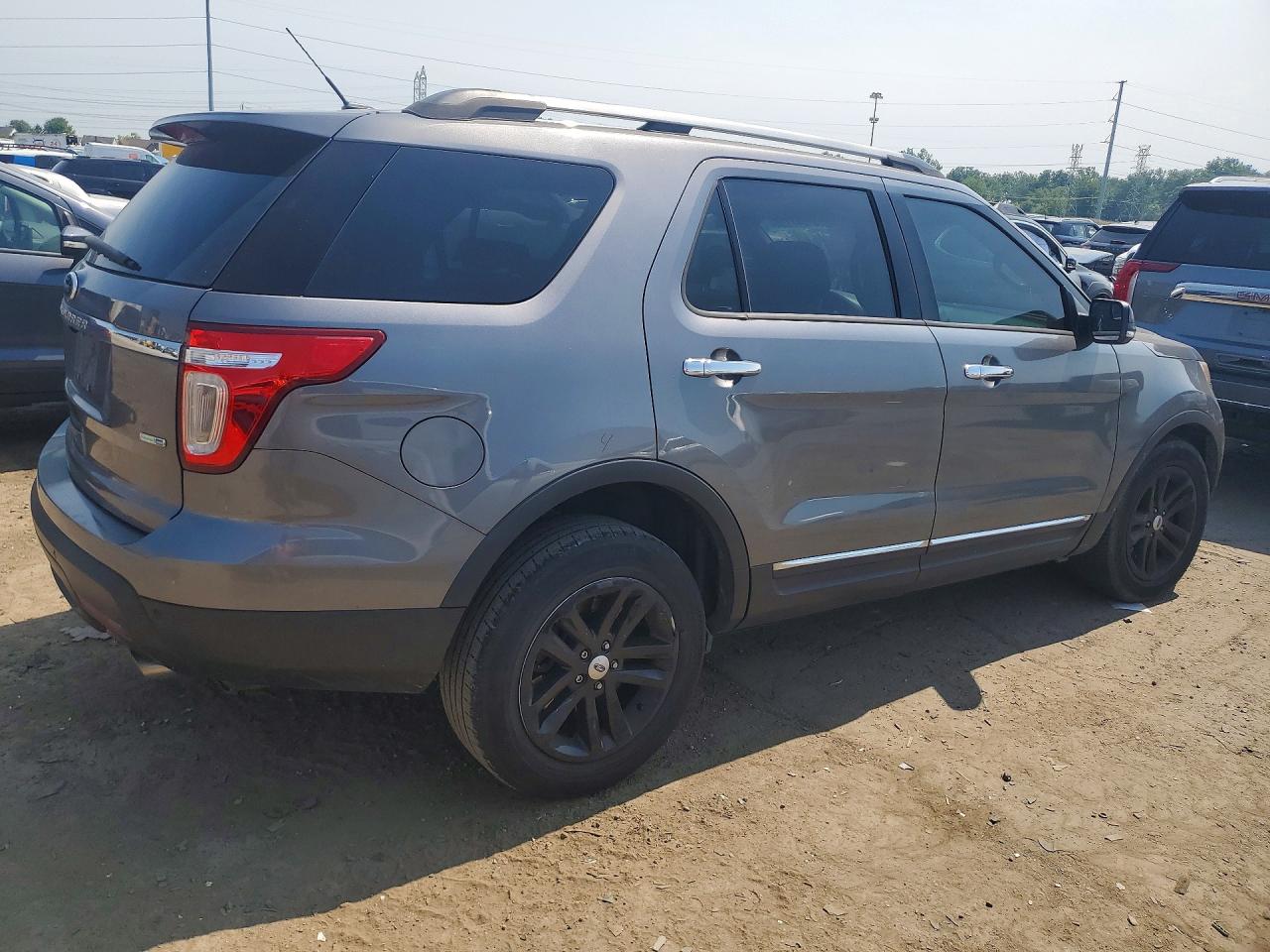 2014 Ford Explorer Xlt Gray vin: 1FM5K8D84EGC33808