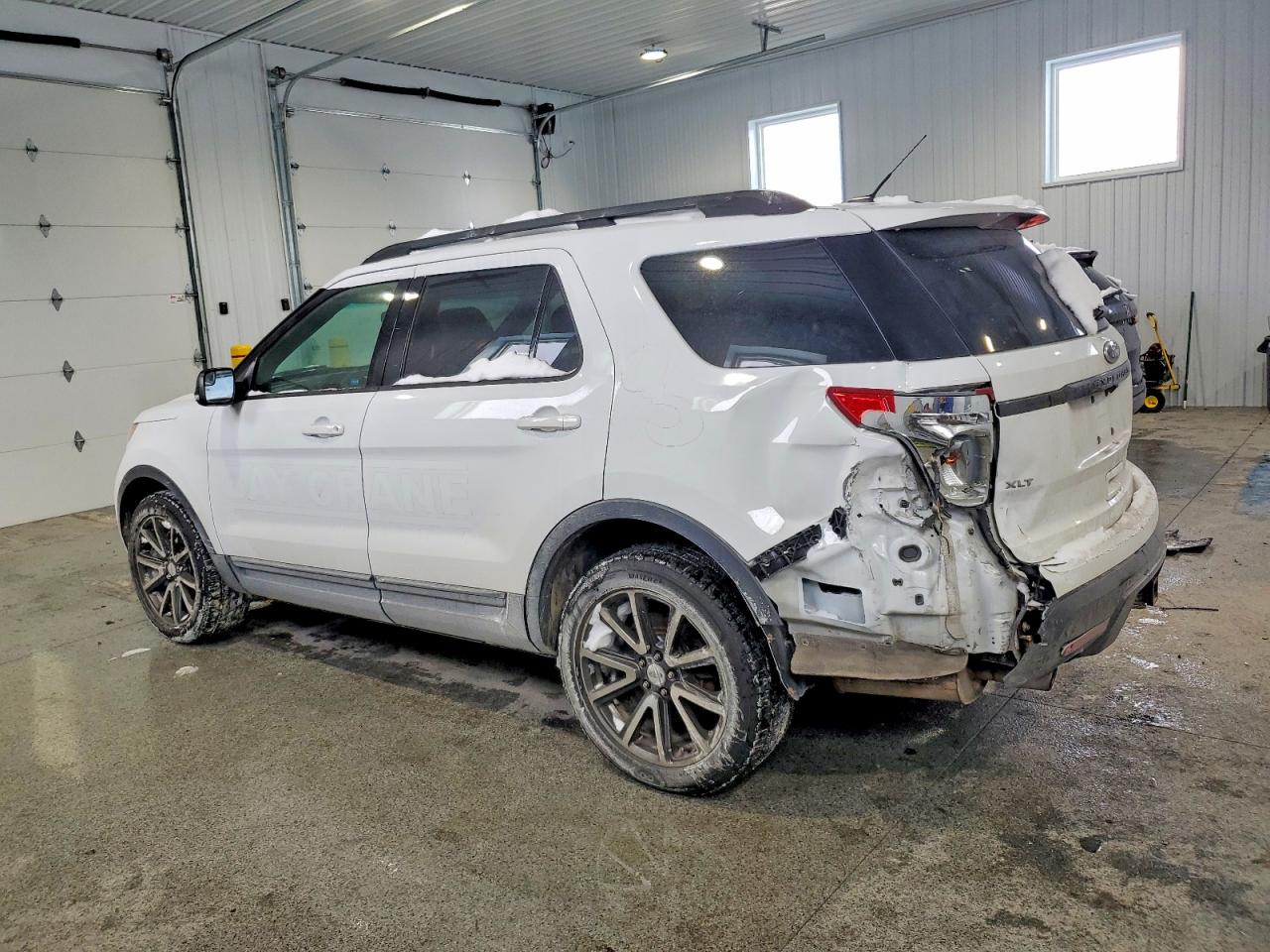 2015 Ford Explorer Xlt White vin: 1FM5K8D84FGA25736