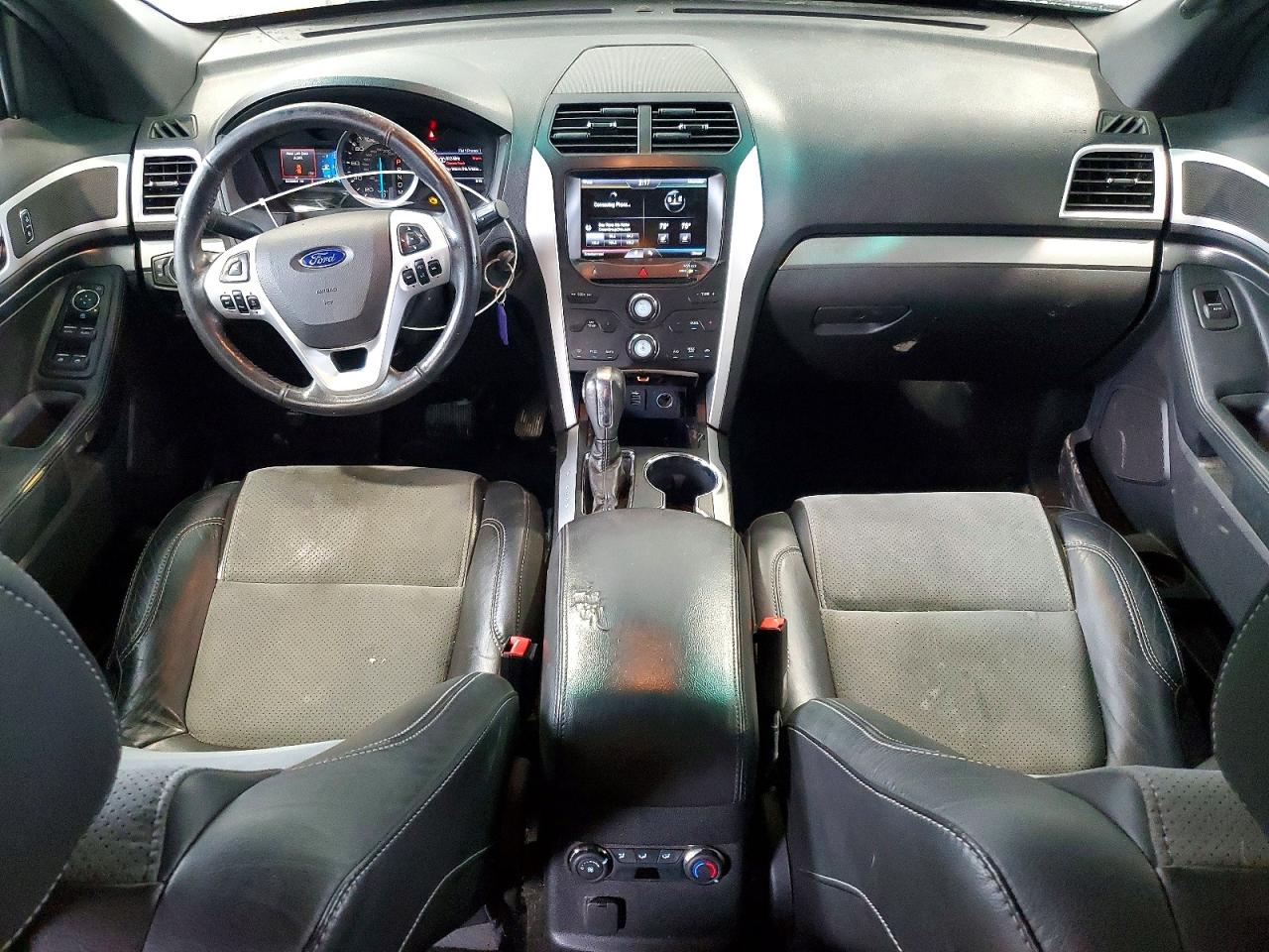 2015 Ford Explorer Xlt White vin: 1FM5K8D84FGA25736