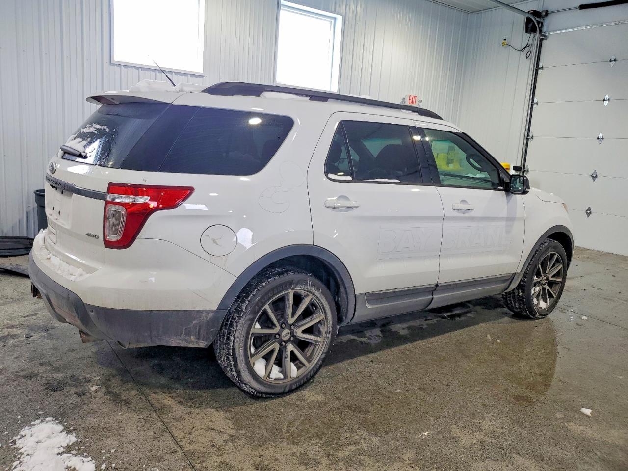 2015 Ford Explorer Xlt White vin: 1FM5K8D84FGA25736