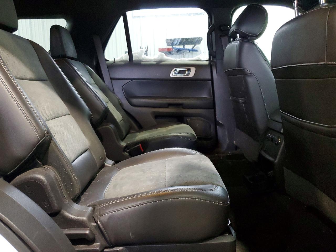 2015 Ford Explorer Xlt White vin: 1FM5K8D84FGA25736
