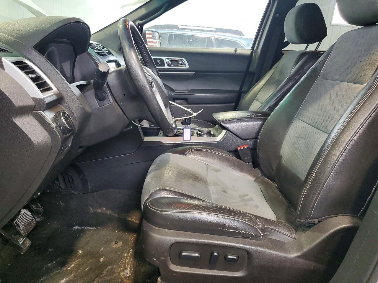 2015 Ford Explorer Xlt White vin: 1FM5K8D84FGA25736