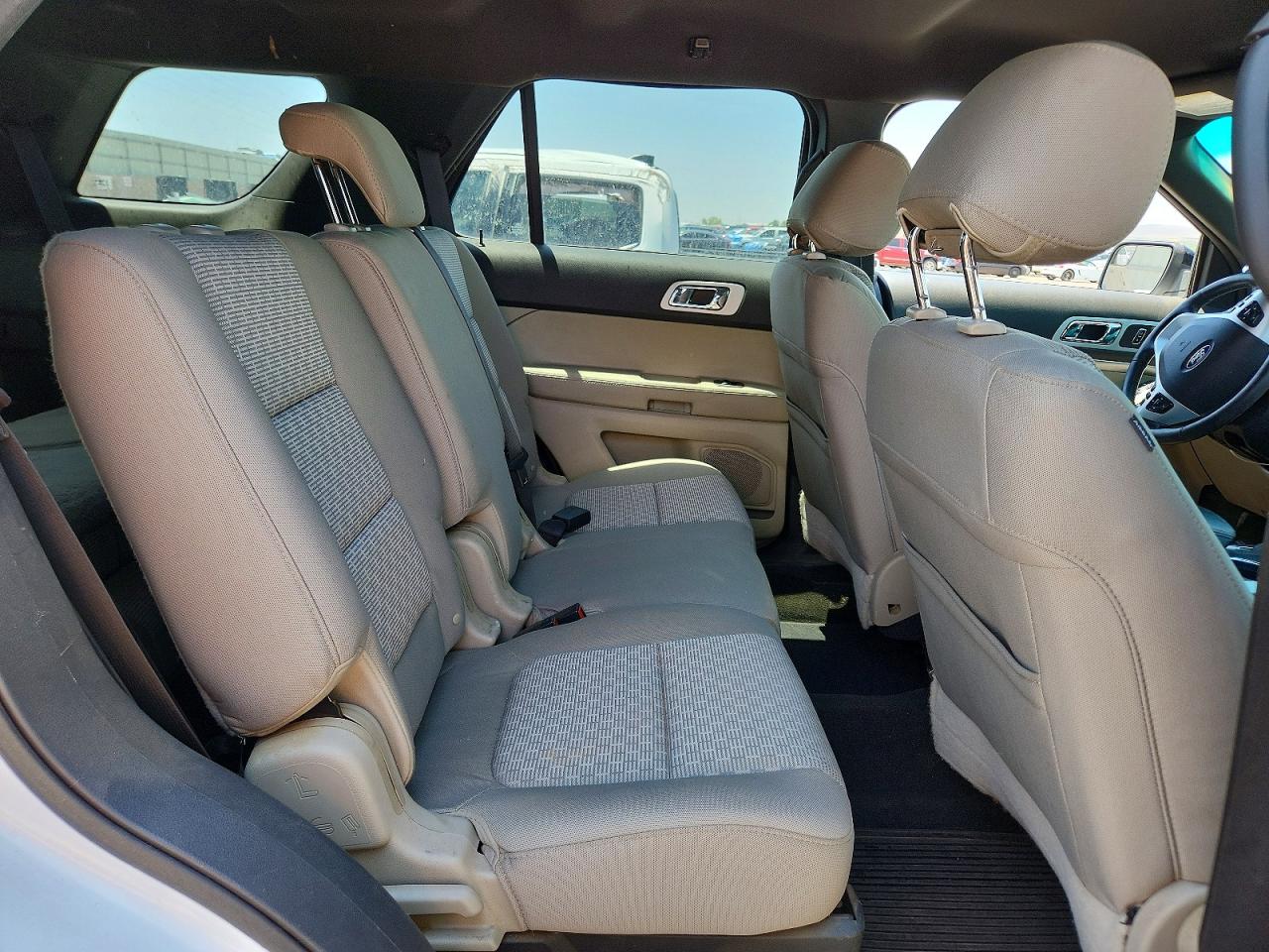 2015 Ford Explorer Xlt White vin: 1FM5K8D84FGA88884