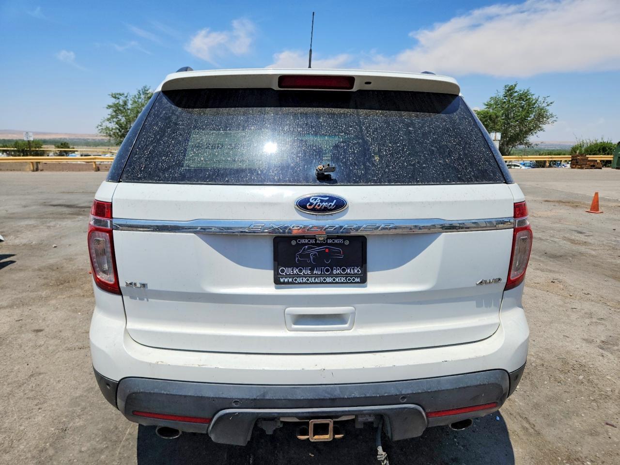 2015 Ford Explorer Xlt White vin: 1FM5K8D84FGA88884