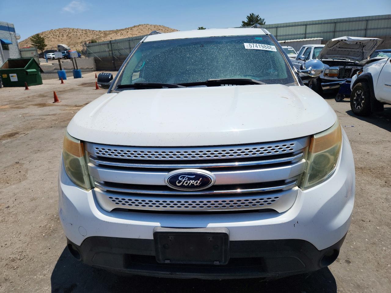 2015 Ford Explorer Xlt White vin: 1FM5K8D84FGA88884