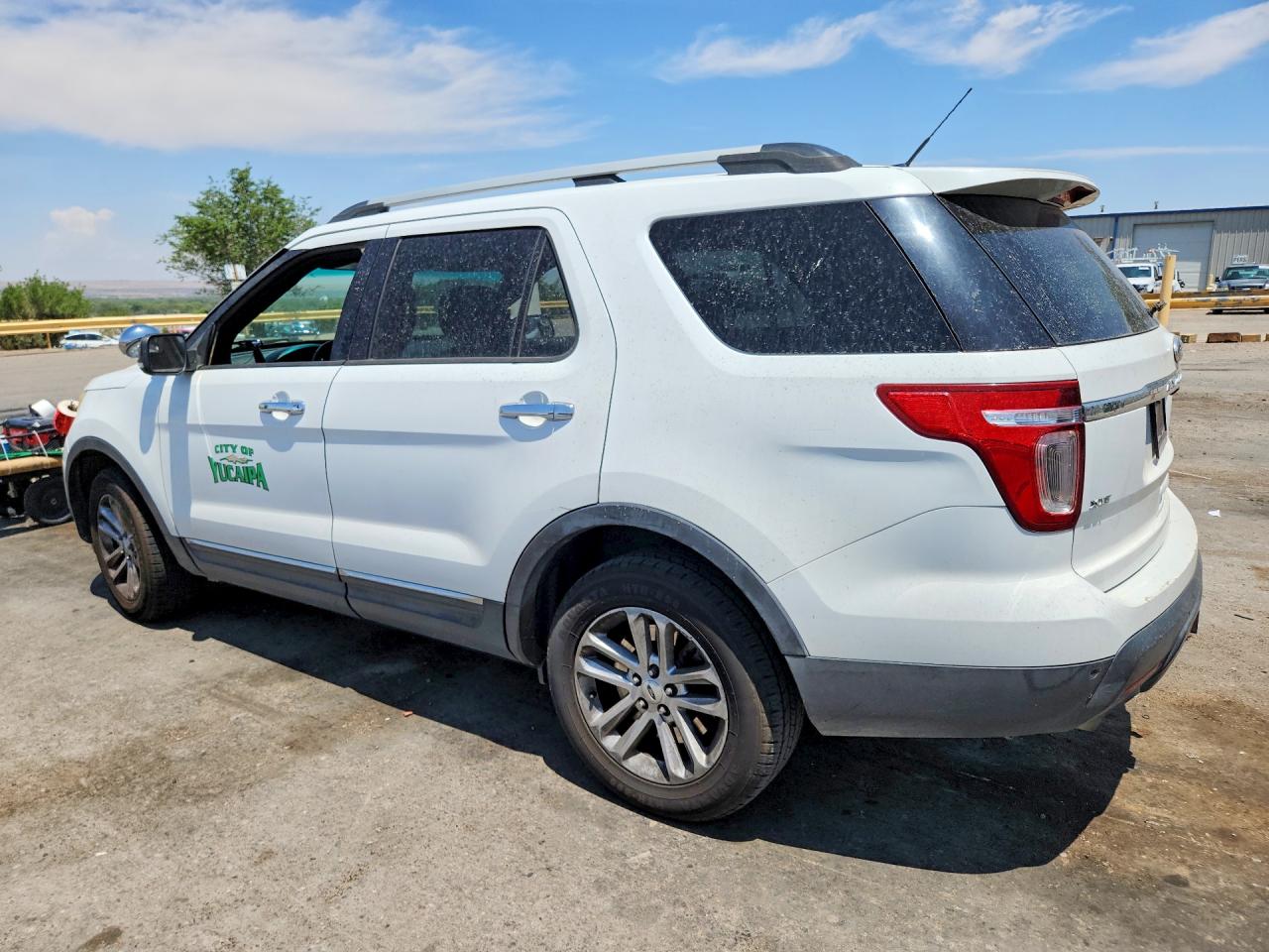 2015 Ford Explorer Xlt White vin: 1FM5K8D84FGA88884
