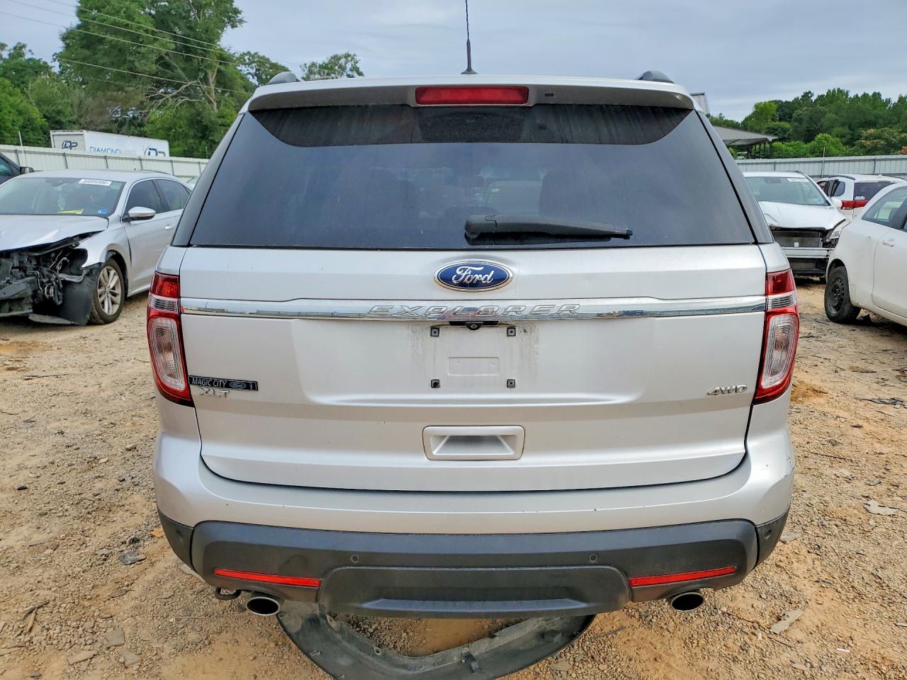 2015 Ford Explorer Xlt Silver vin: 1FM5K8D84FGA91168