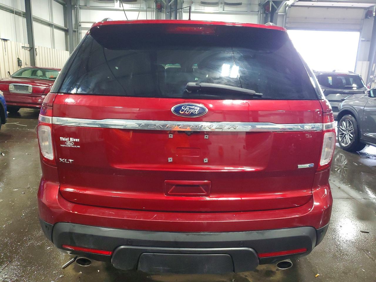 2015 Ford Explorer Xlt Red vin: 1FM5K8D84FGB59629