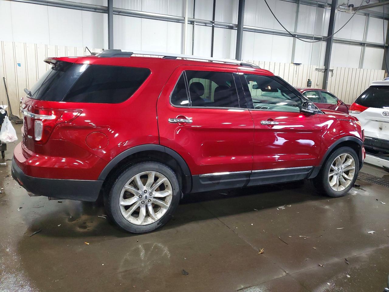 2015 Ford Explorer Xlt Red vin: 1FM5K8D84FGB59629